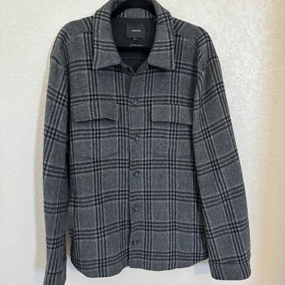 Vince Cashmere Overshirt Shacket